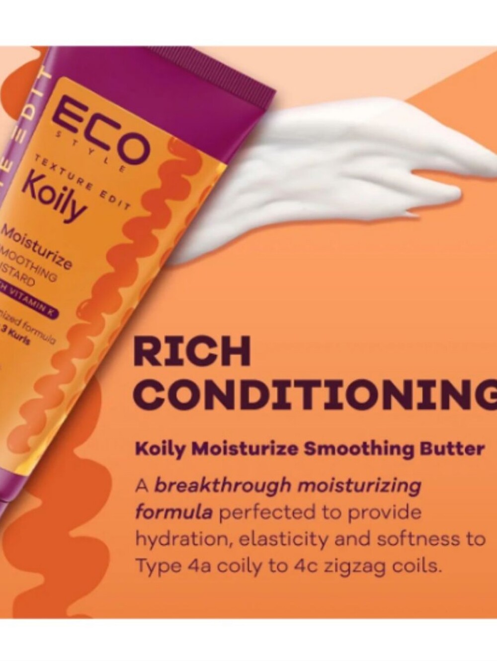 Bundle 3 Pack Eco Style Koily Moisturize Smoothing Custard